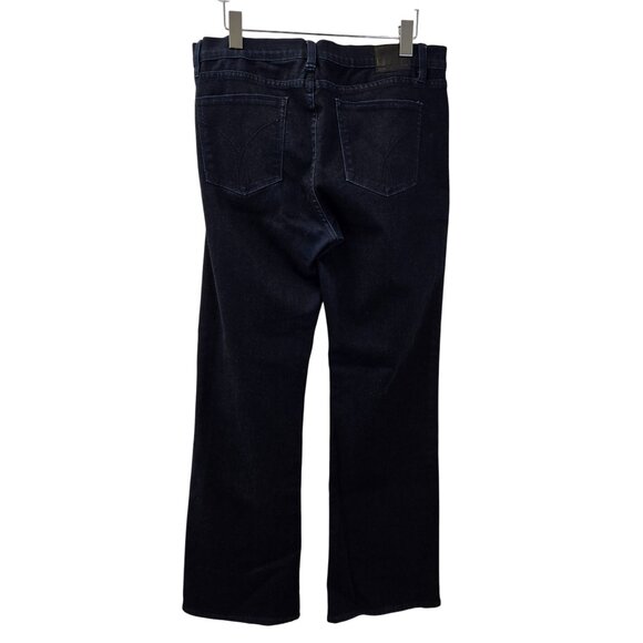 Calvin Klein Dark Wash Modern Bootcut Jeans Size 33 - Picture 2 of 6